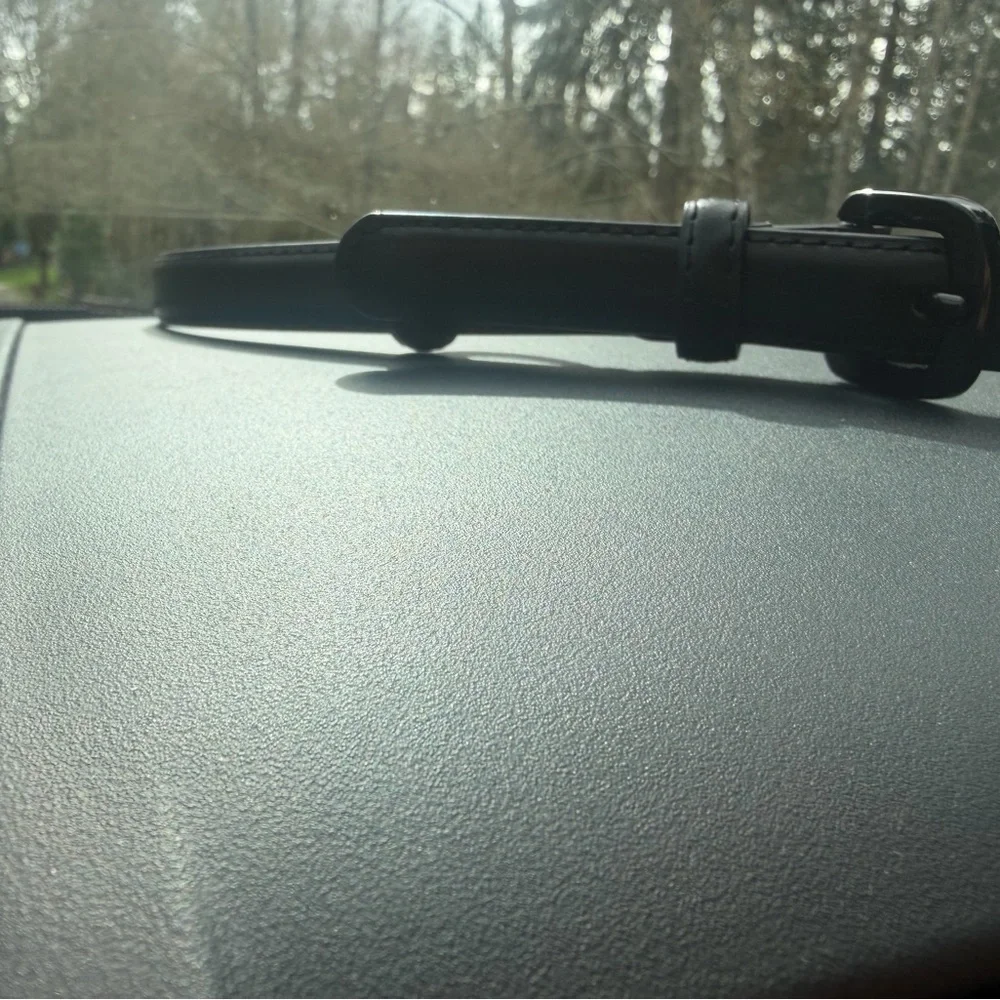 Elegant Black and Tan Women's Belt - Picture 5 of 16